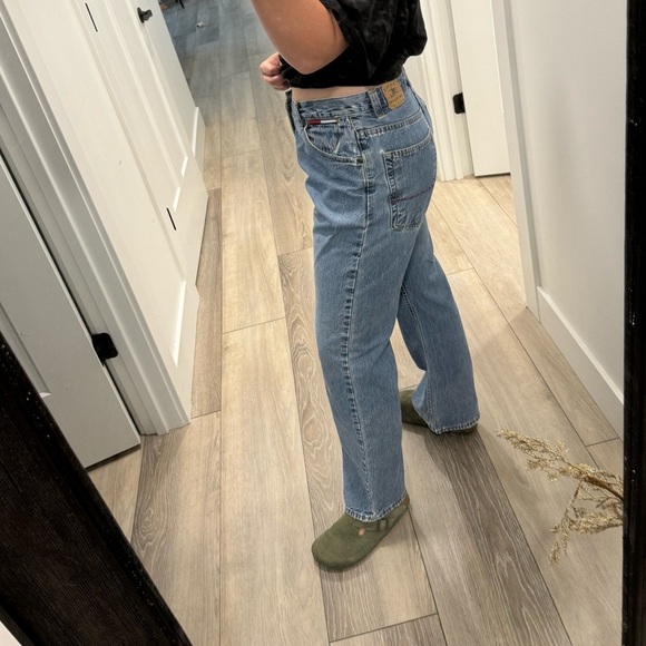 Y2K baggy denim Tommy jeans  size 10 - Picture 1 of 10